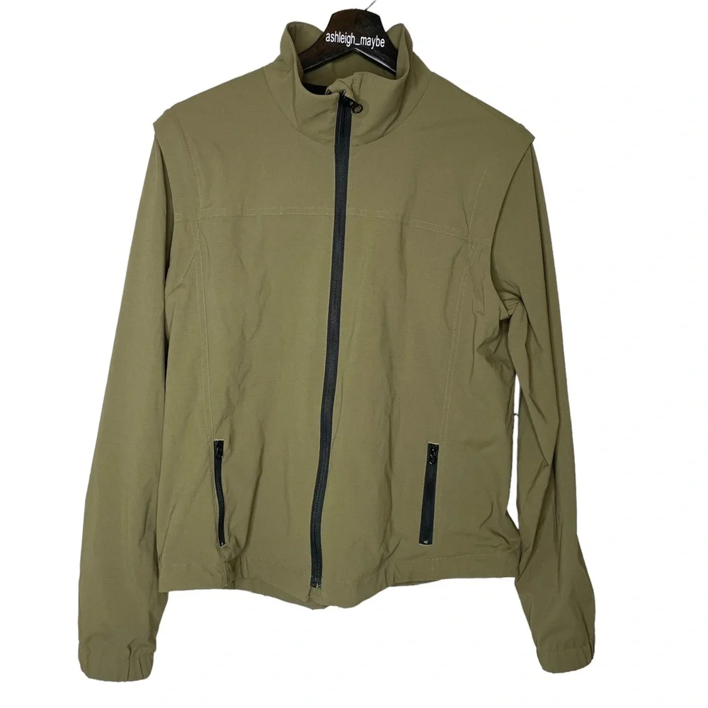 Tilley | Convertible Zip Off Jacket Vest Nylon Tan Size Large